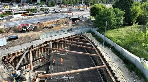 Budowa tunelu tramwajowego. Zmiany w Alejach Jerozolimskich
